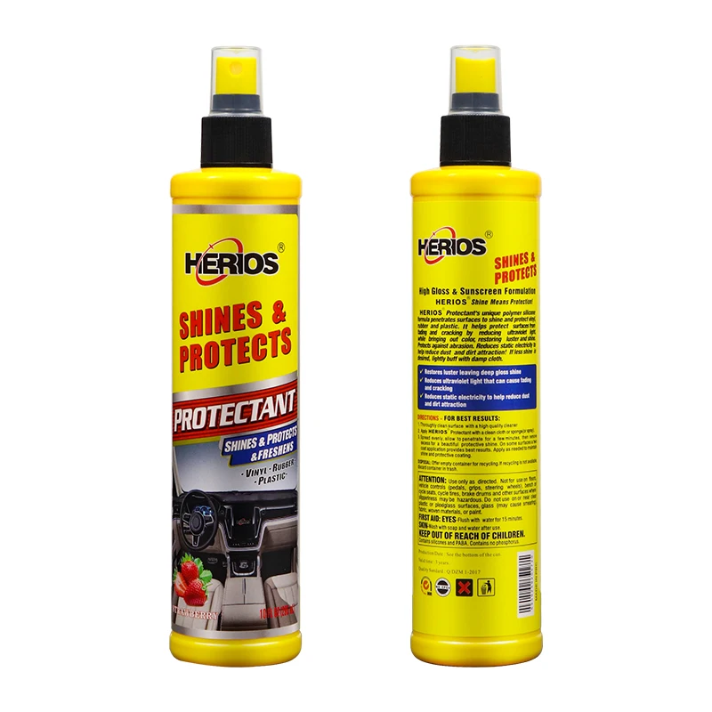 295ml Herios Leather Protectant Liquid Wax for Car Care and Polish With High Gloss and Shine Protection Used For Leather Bags