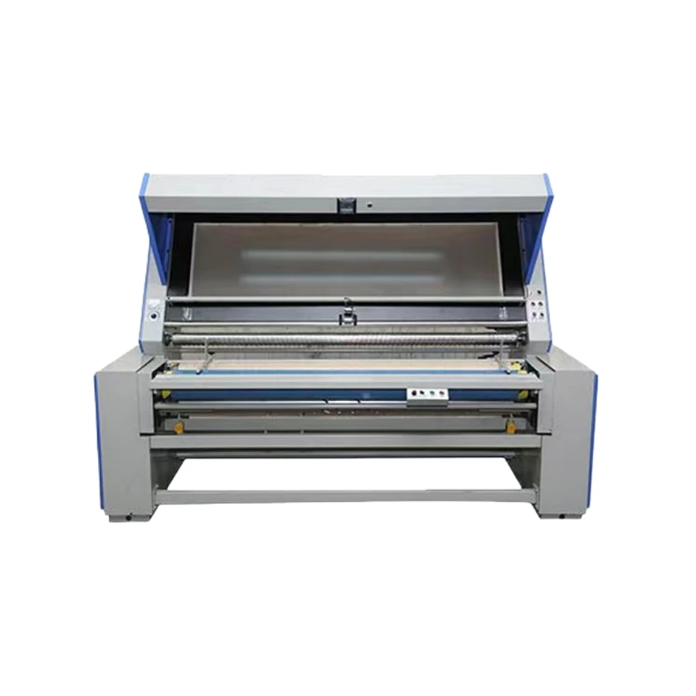 Support After-Sales Warranty Rolling Fabric Shrinking Cloth Inspection Folding Machine