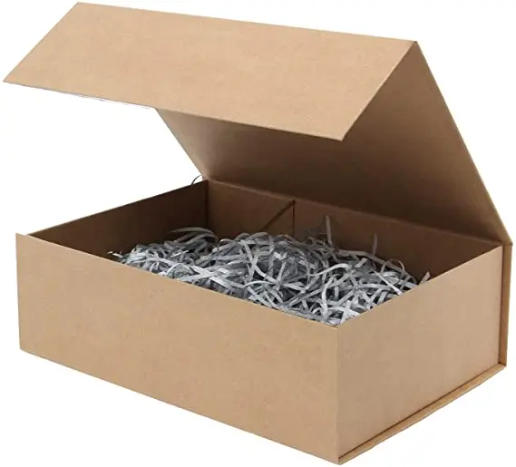 SplendiferousGift Box Large Black Gift Box with Lid and Shredded Paper Fill for Christmas Hanukkah Graduations Wedding boxi