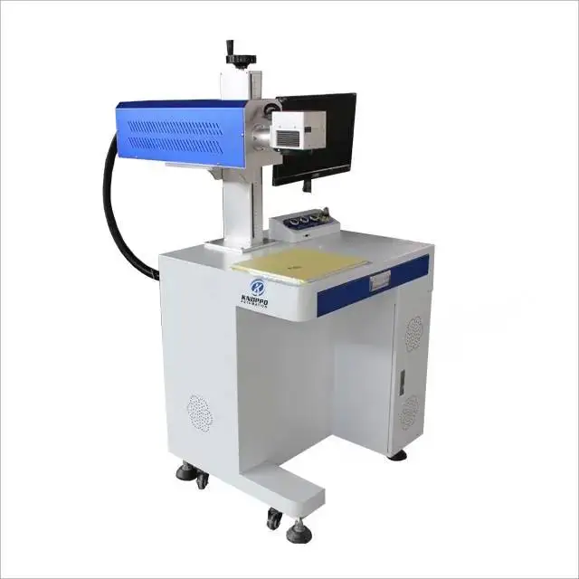 Visual Position Laser Marking Machine 20W 30W Fiber Laser Marker with Conveyor Belt
