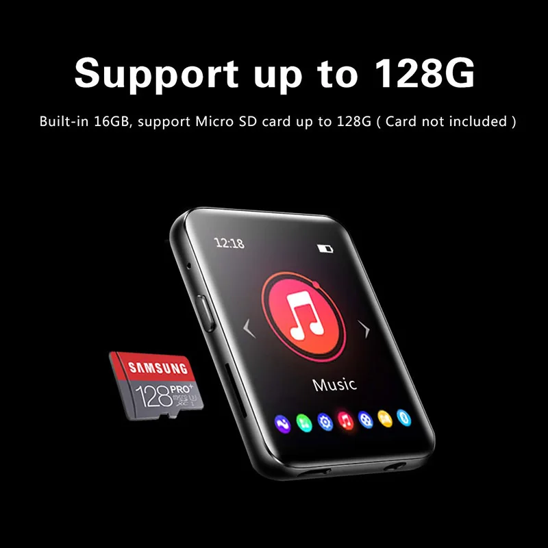 Новинка 2020, портативный mp3-плеер Benjie X1 с клипсой и встроенным динамиком