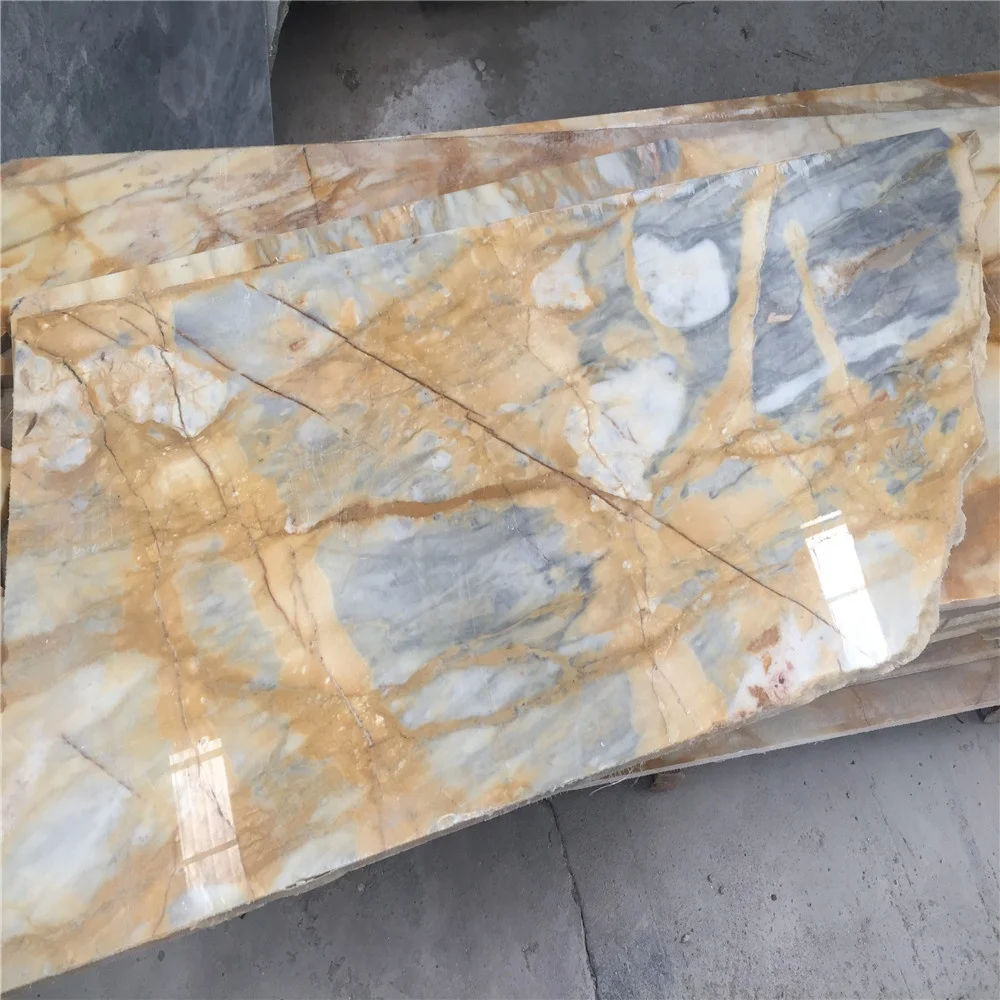 Yellow Siena gold marble price for slabs