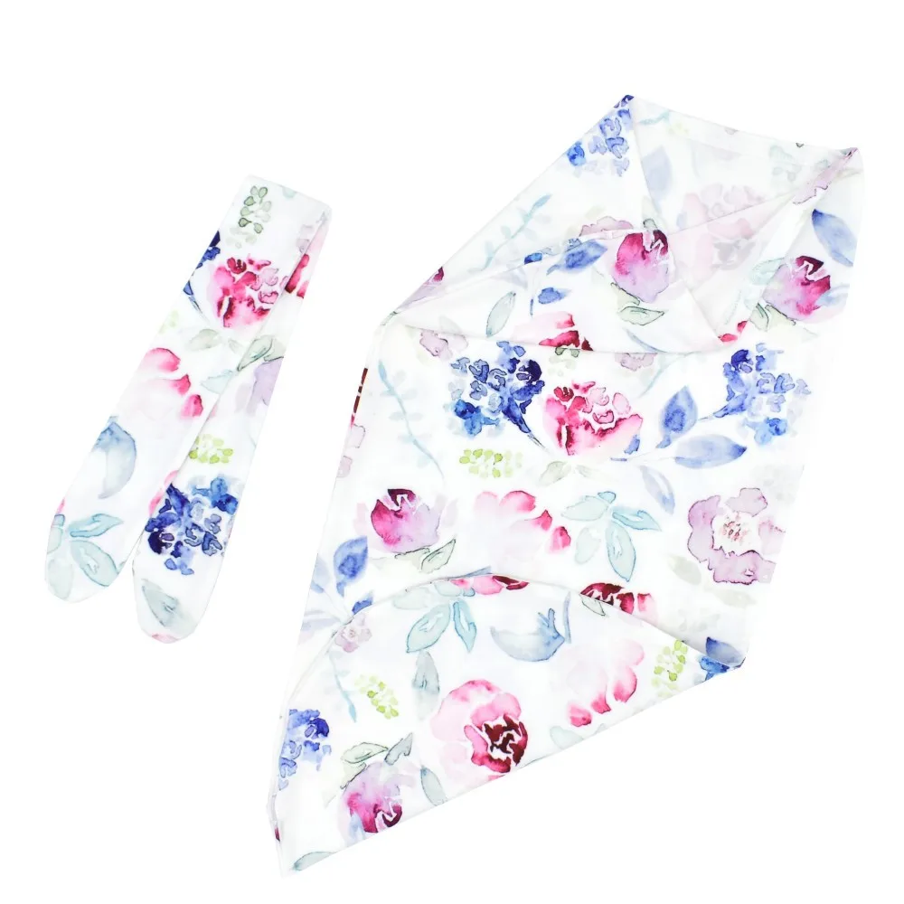 Baby Cocoon Sleeping Bag and Bow Headband 2pcs Set Newborn Elastic Breathable Sleeping Sack Photography Props