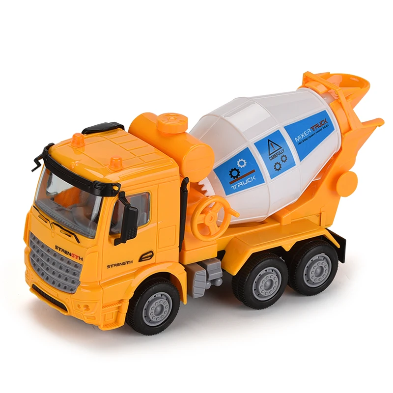 Plastic Construction Concrete Mixer Truck Toys Friction Engineering Vehicle Toy Models
