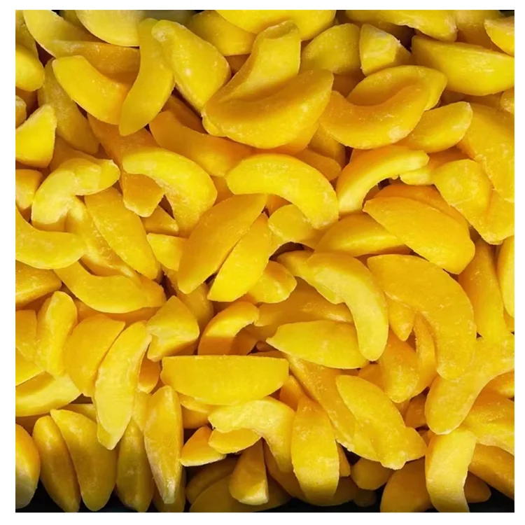 Wholesale Nutritious Frozen Peaches Frozen Yellow Peach IQF Peach Available for Global Shipping