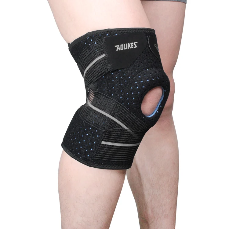 
Aolikes Adjustable Neoprene Compression Knee Brace rodilleras knee with a rope Exercise Knee Support 