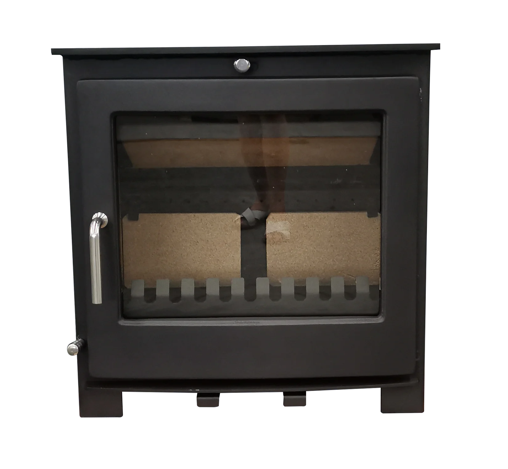 Made by Chinese Manufacturers Multi-fuel Wood-burning Stove Matt Black Indoor High Temperature Resistant Wood Stove
