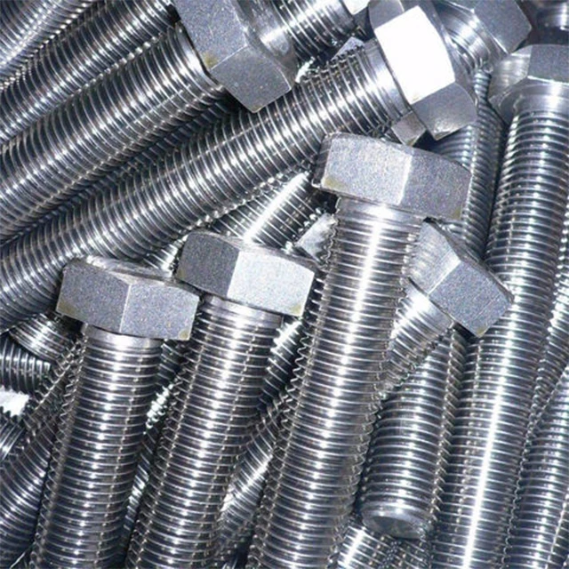 China Factory Fasteners sale 8.8 grade hexagonal bolt DIN931 M8 M16 M20 M22 Stainless Steel Hex Bolt and Galvanized Bolt