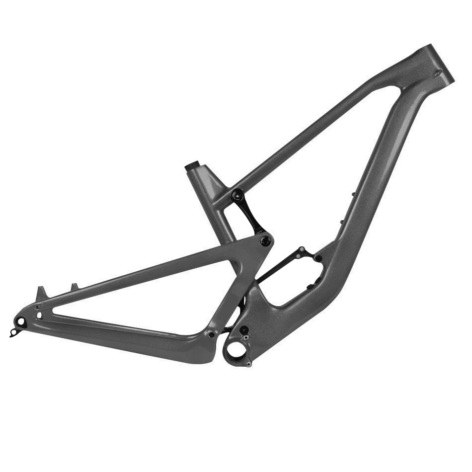 Free Shipping T1000 Carbon 29er All Mountain Bike Frame Travel 150mm Full Suspension MTB Frame 29