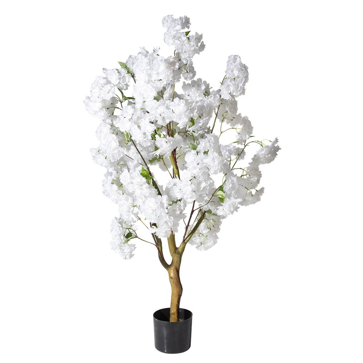 PZ-4-82-1/2 New Design Tall Silk Pink and White Flower Potted Plant Artificial Cherry Blossom Tree for Home Wedding Decor