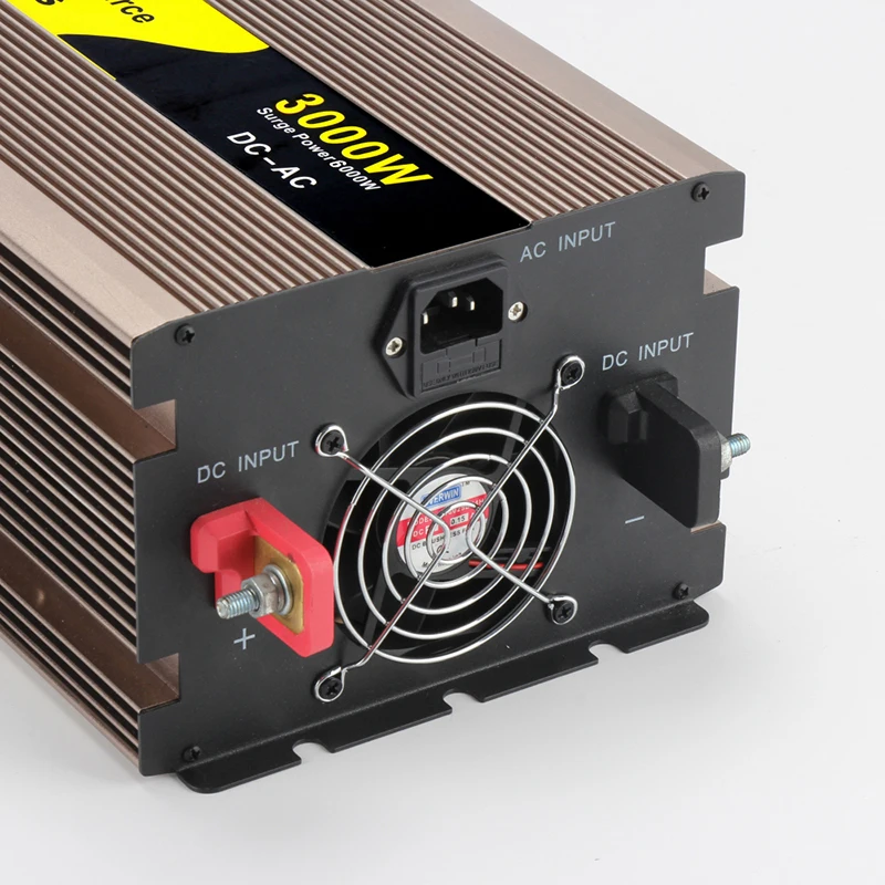  3000W 12v 24v Инвертор постоянного тока в переменный 110v 230 В немодулированная Синусоидальная волна инвертор с зарядным устройством