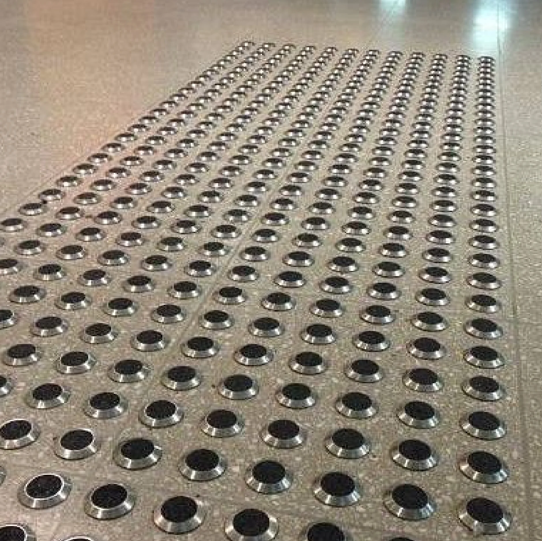 Stainless Steel Tactile Indicator Studs Strips Paving Tiles Warning Indicators For Blinds guiding