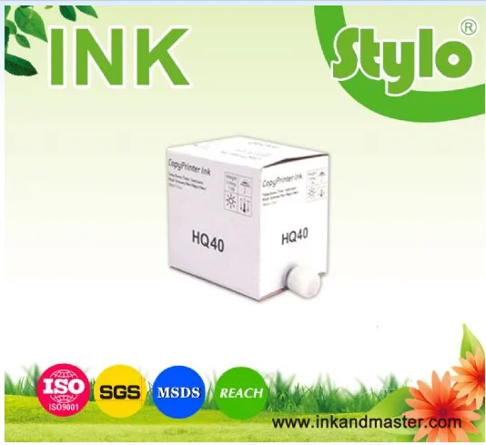 HQ40 Duplicator Ink HQ-40 digital ink cartridge for ricoh