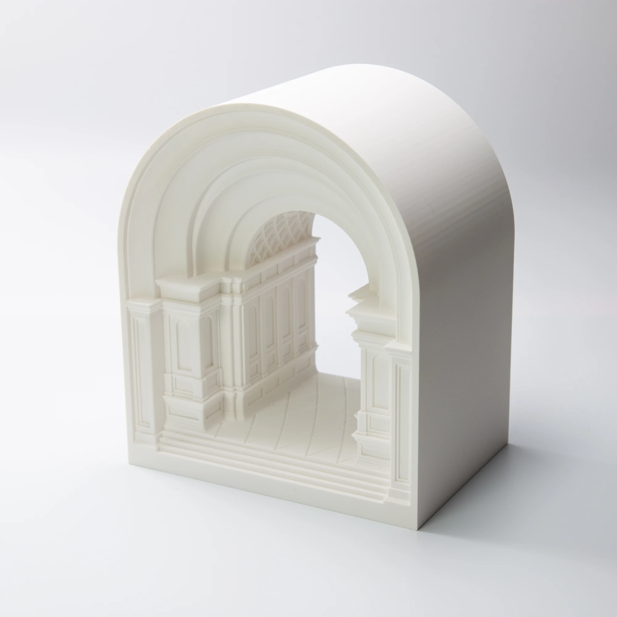 3D Print Church Lamp Creative LED Night Light Touch Switch Moon Light