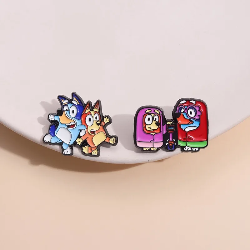 Cute metal brooches cartoon style enamel pins bulk brooch pins for backpacks badges lapel pin
