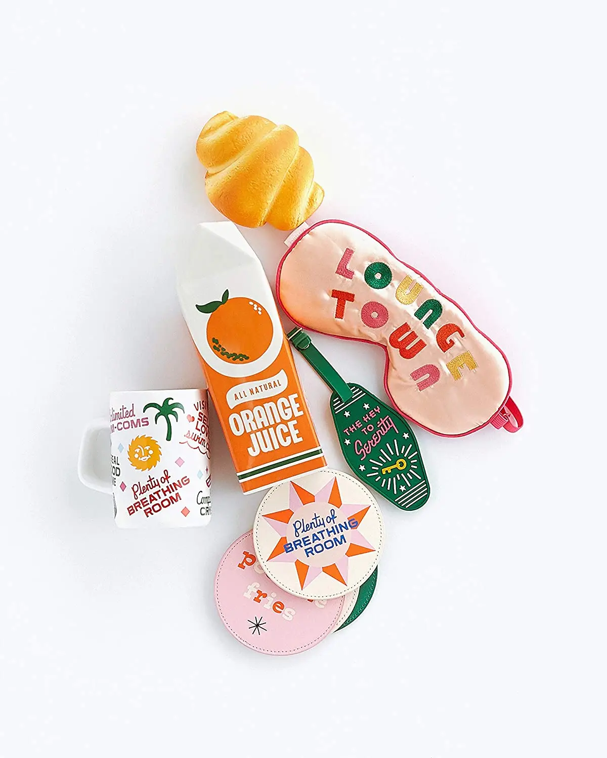 Wholesale  Vintage Inspired Rise and Shine Decorative  Orange Juice Ceramic Vase Unique Home Kitchen Office for gift