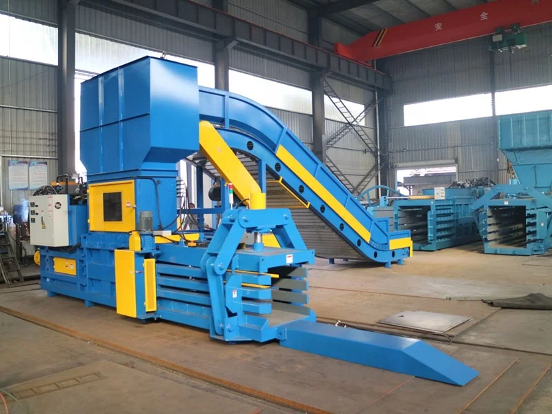 High Quality Practical Machine Full-Automatic Horizontal Baler hay straw press banding machine