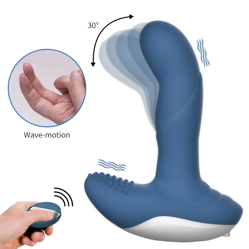 2020 New Remote Control  Rotating Electric Silicone Vibrator Sex Products Vibrator Dildo Male Prostate Massage Tools Massager