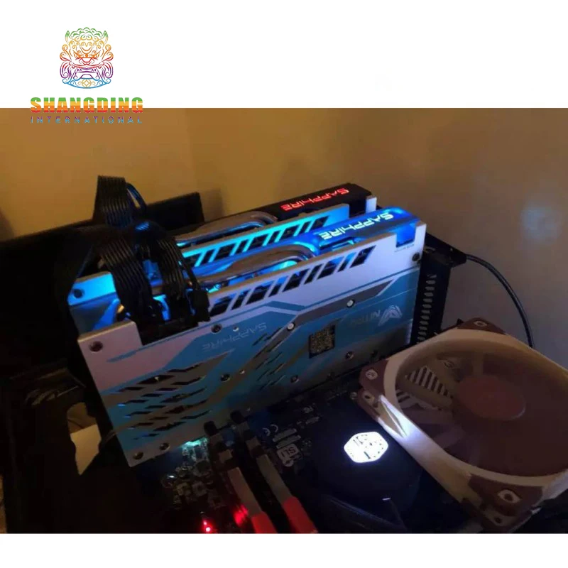 graphics cards rx580 8gb with 2000w mute power supply ssd 64gb/128gb processor g1840/g1820 ddr3 4gb rx590 8gb