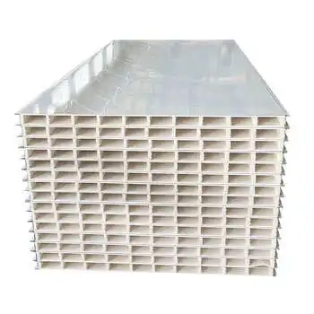 Factory Price Hollow Glass Magnesium Sandwich Panel Purification Board Clean Room Paneling For Cleanroom Peoject Walls
