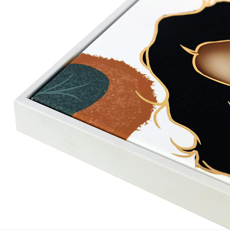 Modern African Art Frame Decoration Digital Print Canvas Portrait Painting