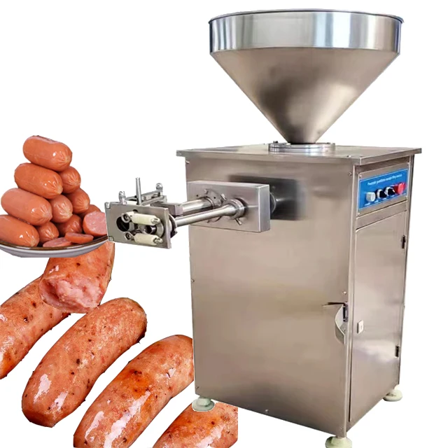 The Cheapest Automatic Fill Stuffer Pneumatic German Meat Sausage Roll Machine for Make Sausage