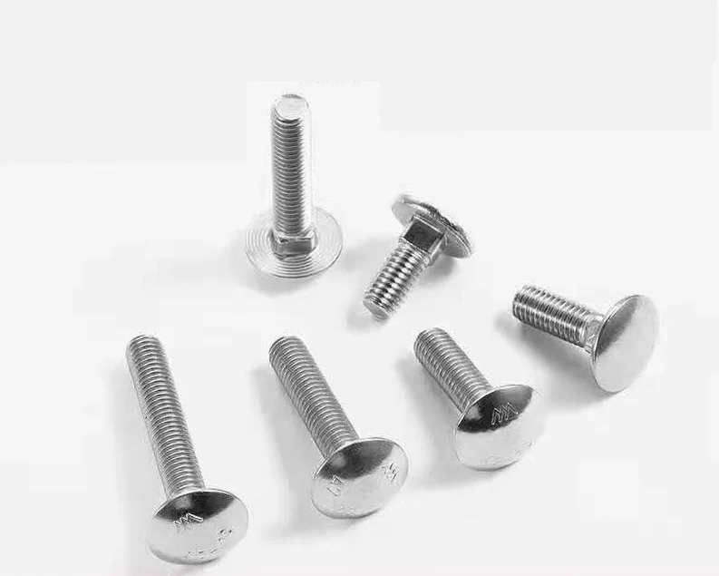 Low Pice OEM Din603 Brass Carriage Bolt Stainless Steel SS304 SS316 Zinc Plated Carriage Bolt