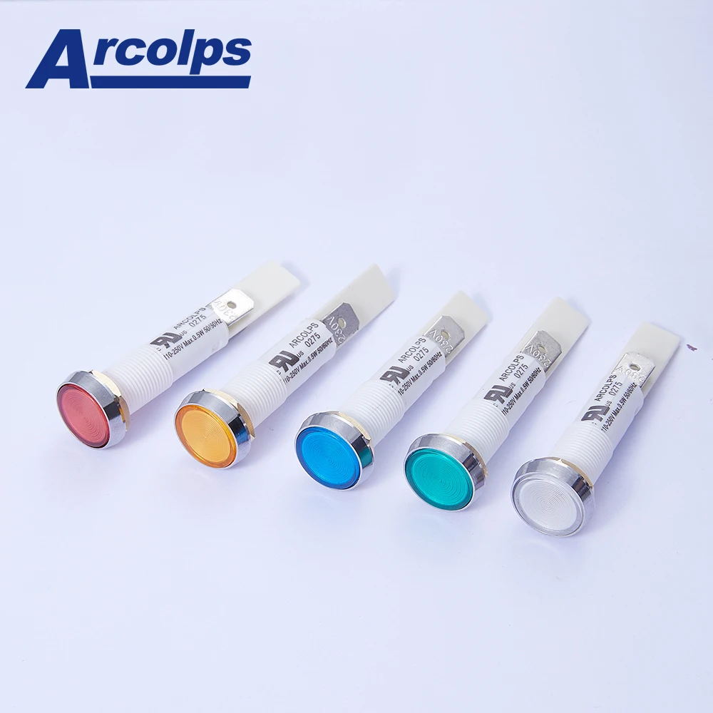 10mm panel cut-out  High temperature and waterproof indicator light