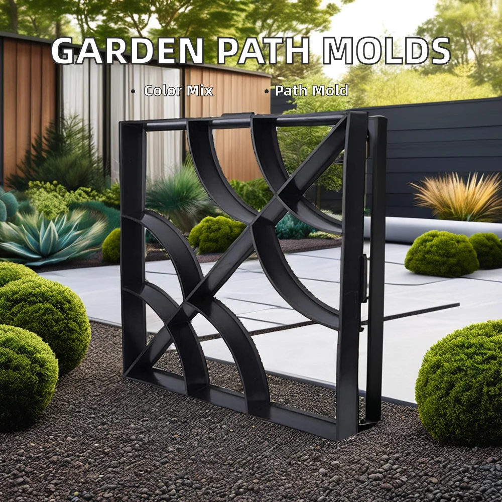 DIY Household Appliance for Garden Path Ornaments Plastic Cobblestone Paving Cement Patio Concrete Slabs for Outdoor Spaces