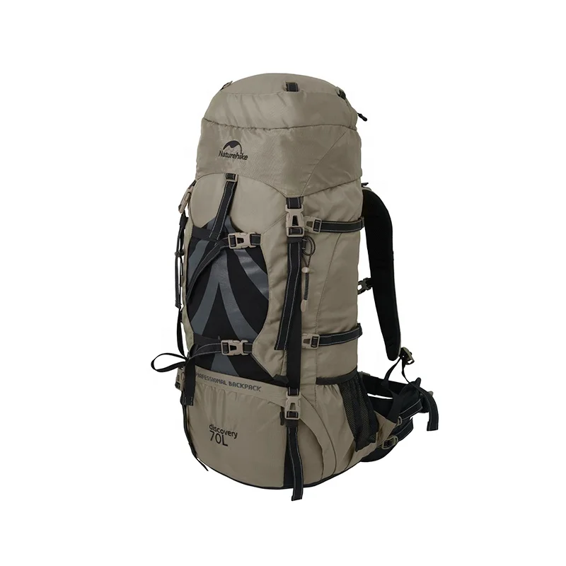 Naturehike 70L + 5L ransel Горный рюкзак с дождевик большой емкости Восхождение сумка Открытый Кемпинг пеший Туризм Рюкзак