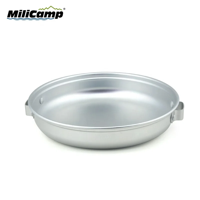 2-3 Person Aluminium Outdoor Picnic Camping Cookware Set Mess Kit Camping Pot Set