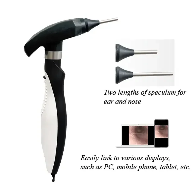 High Quality Handheld Portable Medical Led Fiber Optic Illumination Ent Otoscope endoscope Vet Veterinary Diagnostic Otoscope
