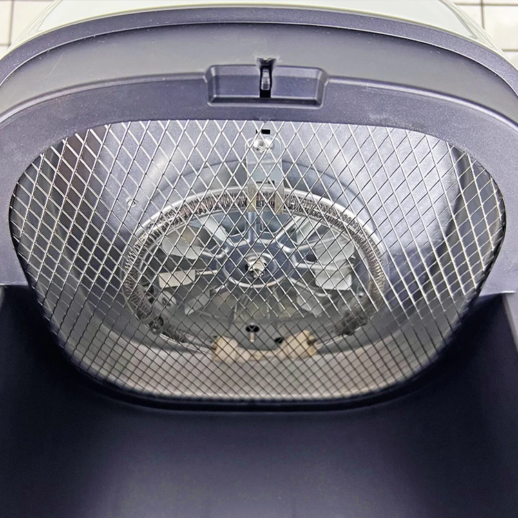 air fryer silver 5 liters 1000W smart french fries electric digital display toaster smokeless energy saving oven air fryer