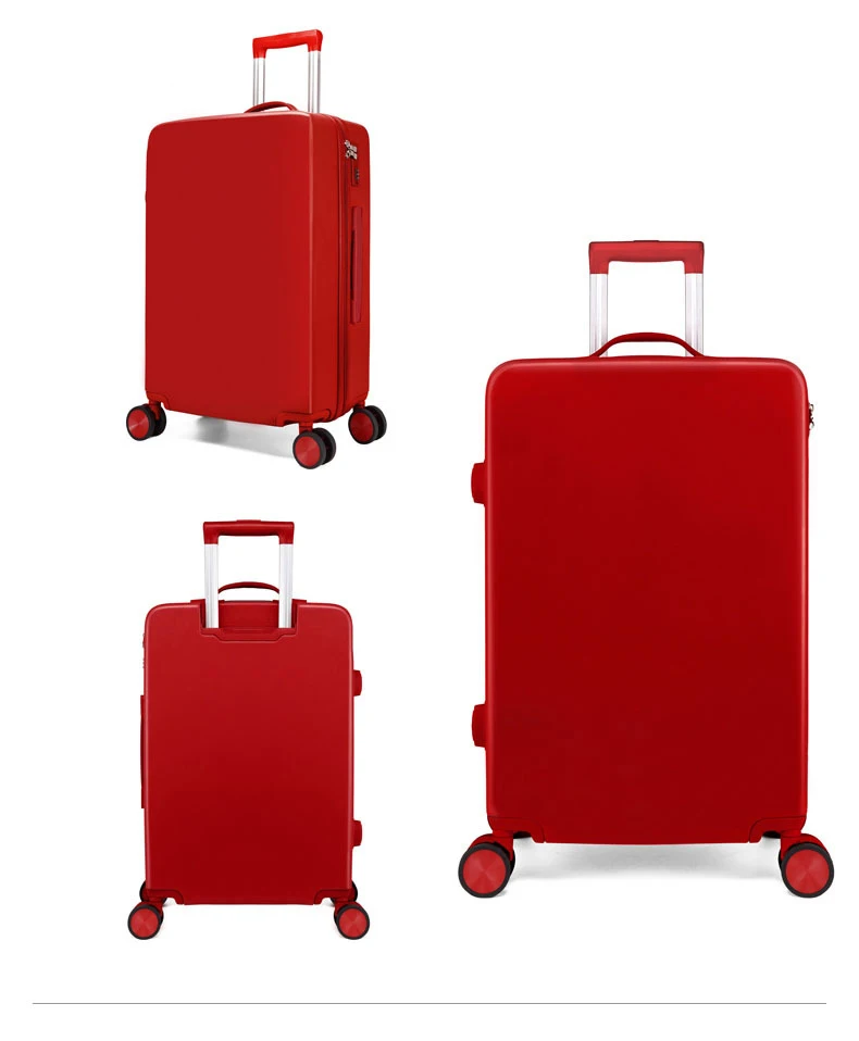 20 24 28 Inch Multifunction Trolley Case Gift PC trolley case mute suitcase factory luggage wholesale boarding box printing logo