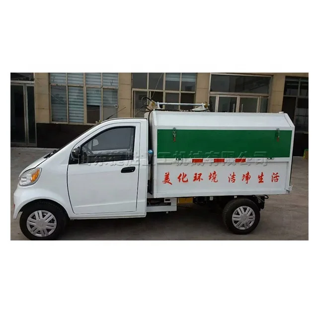 Export to Africa Urban road sanitation four-wheeled car sanitation High capacity garbage truck Diesel Electric