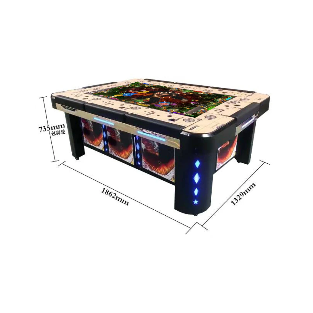 8 Players  Fish Table Shooting Arcade Fishing Game Machine with Ocean King Games