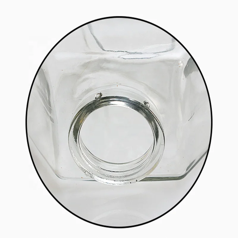 Шестигранная стеклянная банка объемом 220 мл для герметичного хранения меда, пустая банка для сахара, стеклянные банки для хранения с деревянными крышками