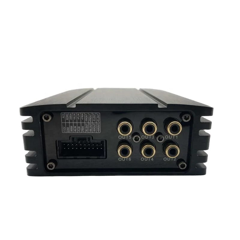4-Channel Universal China Car Amplifier Aluminum Class D DSP Audio Processor 12V Speaker Factory OEM ODM