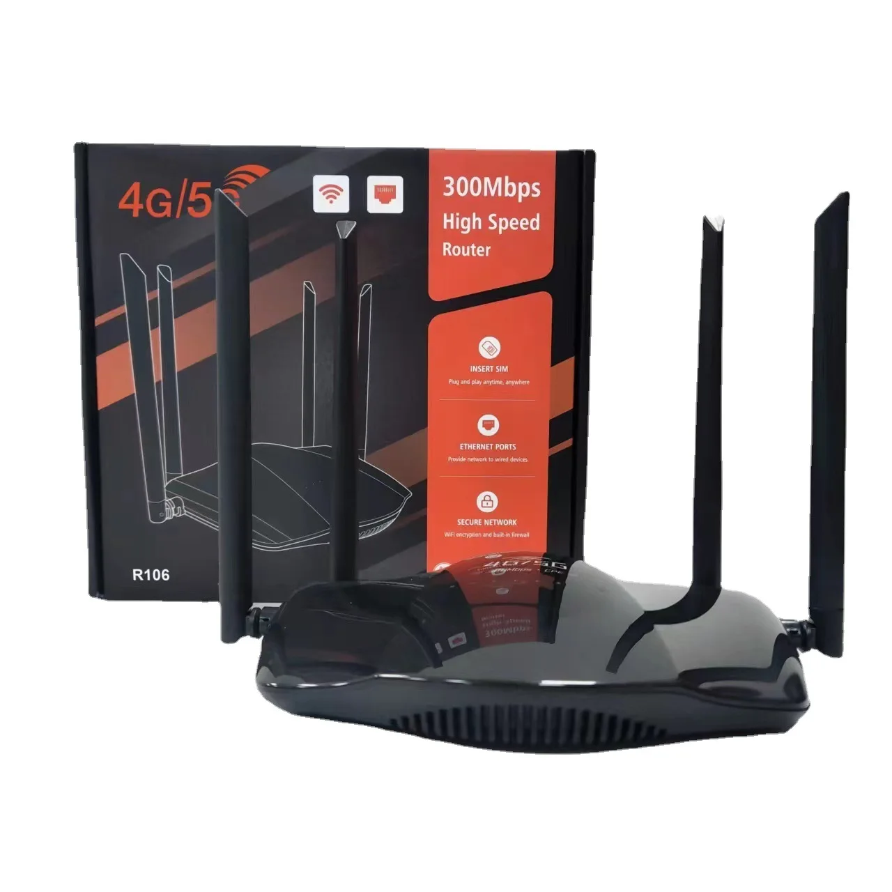 Wifi Router 4G LTE High Speed Indoor Router modem support 4g LTE Sim Card (European version)
