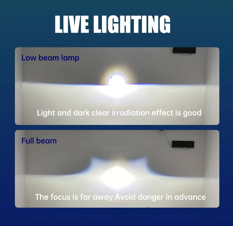 White Double Laser Headlight Projector Bi Lens Brightness 5 Inch Csp Hilux X5 X3 Amarok Vento