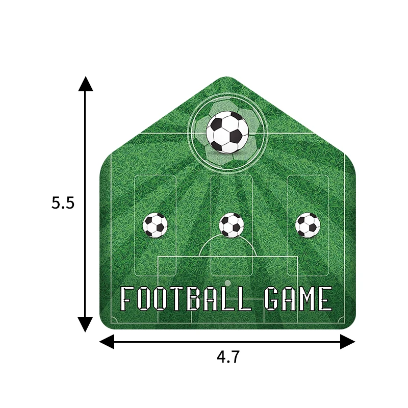 New Design Pull Tab Card Printing Football Baby Shower Party Game Card Break Open Lottery Tickets Pickle Cards