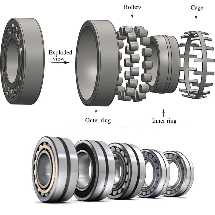 22320 Spherical Roller Bearing 22320 BM/W33 Excavator Slewing Ring Bearing