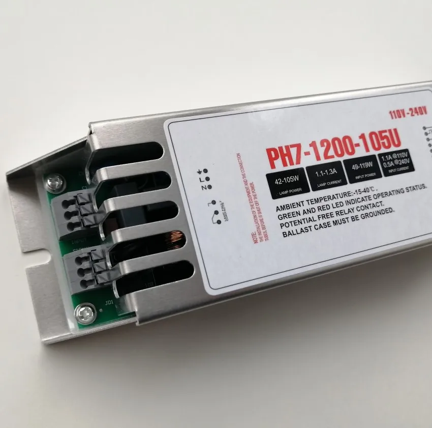 60w 80w 105w amalgam uv lamp electronic ballast 1.0-1.3A uvc germicidal light ballast