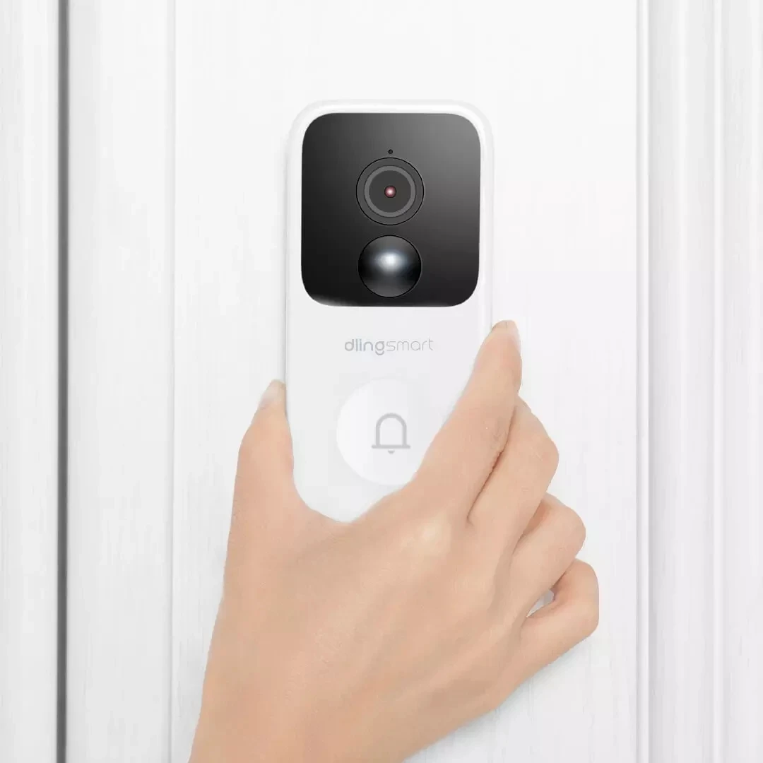 Умный дверной звонок Youpin Dling E3 устройство наблюдения за коротким видео в режиме реального времени видимое домофон с инфракрасным ночным