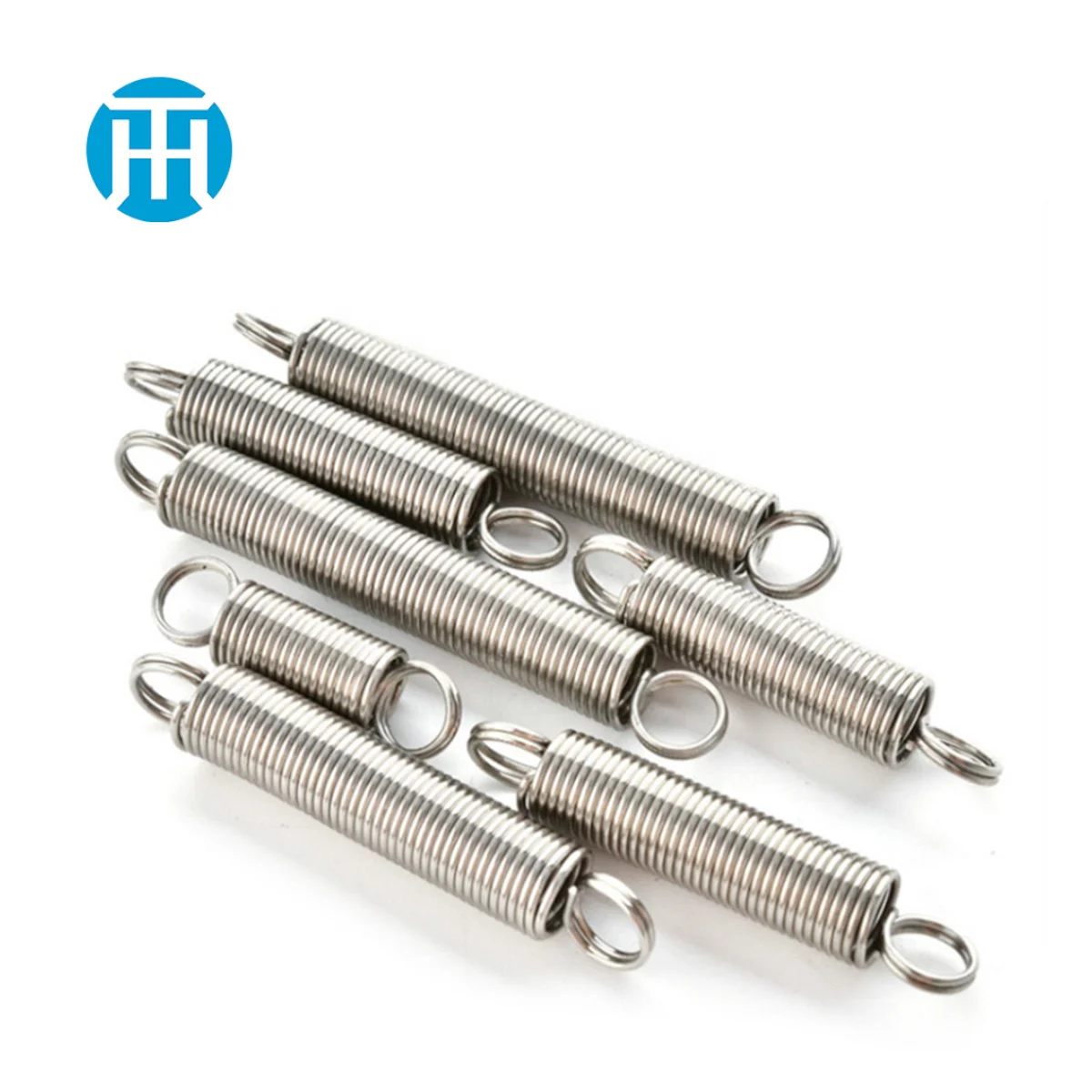 Car Door Spring Stainless Coil Extension Spring Treatment Fan Fire Smoke Damper Spare Parts Coil Spiral Tension Spring