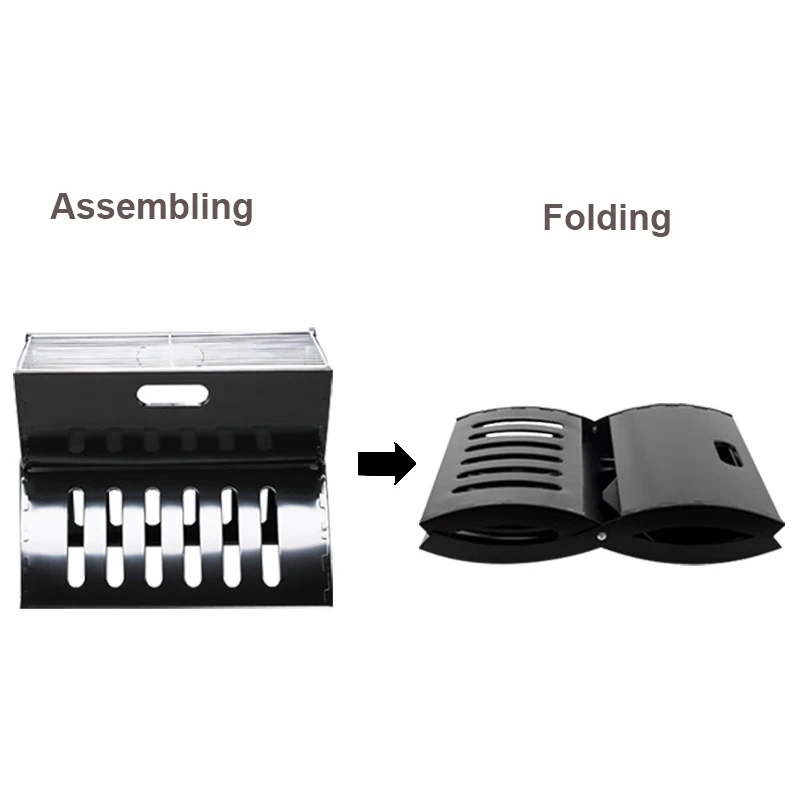 Metal Barbecue Grill Folding Barbecue Tools Manufacturer Iron Outdoor Portable Charcoal Bbq Grills