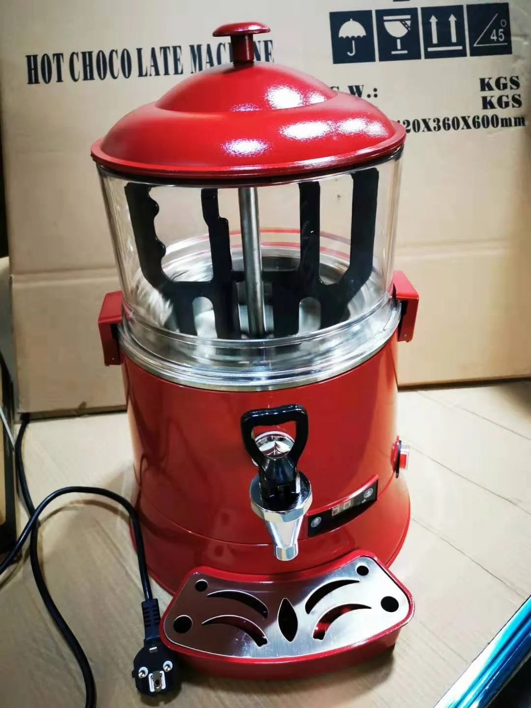 
5L and 10L mini chocolate heating machine/electric hot chocolate dispenser machine for home and snack bar 