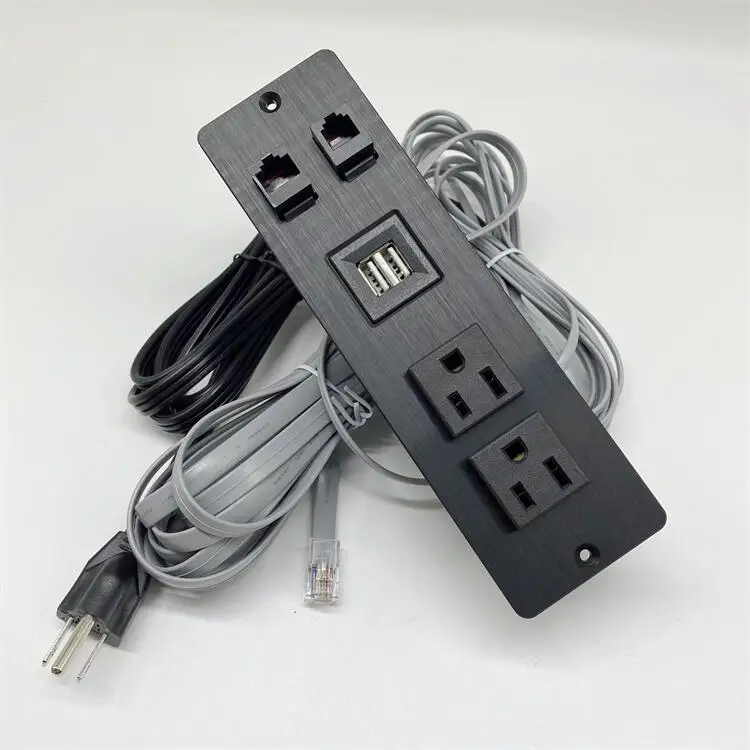 American Usb Power Socket,Desktop Socket,Factory Direct Selling Usb-a Usb-c Power Strip Socket For Office Furniture