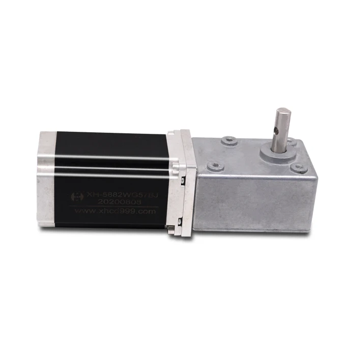 187mm length customable high torque dc bldc worm gear motor 12v 24v for intelligent robot