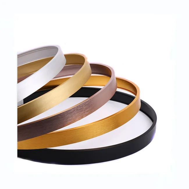 Modern home round design aluminum alloy metal frame